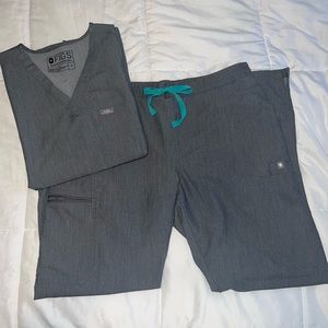 Figs graphite gray scrubs